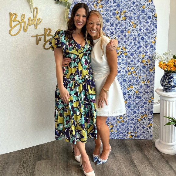 WORN ONCE - Anthropologie Puff Sleeve Dress - Picture 2 of 3